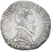Francia, Henri III, 1/4 de franc au col plat, 1578, La Rochelle, MBC, Plata