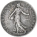 Frankrijk, Semeuse, 50 Centimes, 1897, Paris, Flan mat, ZF+, Zilver, KM:854