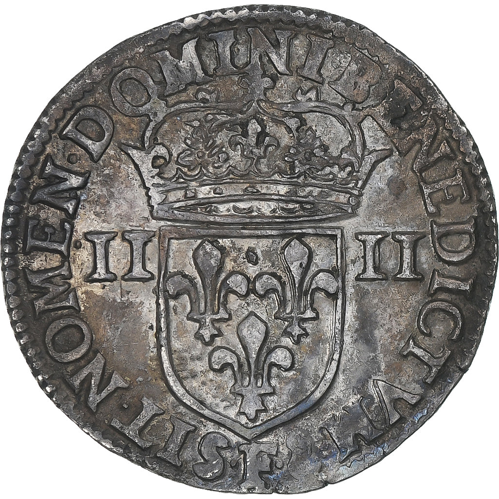 France, Louis XIV, 1/4 Ecu, 1644, Angers, TTB+, Argent, Gadoury:136