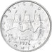 San Marino, 2 Lire, 1976, Rome, MS(65-70), Aluminum, KM:52
