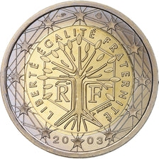France, 2 Euro, 2003, Paris, Proof / BE, MS(65-70), Bi-Metallic