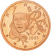 France, 2 Euro Cent, 2003, Paris, Proof / BE, MS(65-70), Coppered Steel