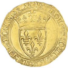 Frankrijk, Charles VI, Ecu d'or, 1422-1461, Cremieu, Goud, ZF+, Duplessy:453