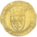 Frankrijk, Charles VI, Ecu d'or, 1422-1461, Cremieu, Goud, ZF+, Duplessy:453