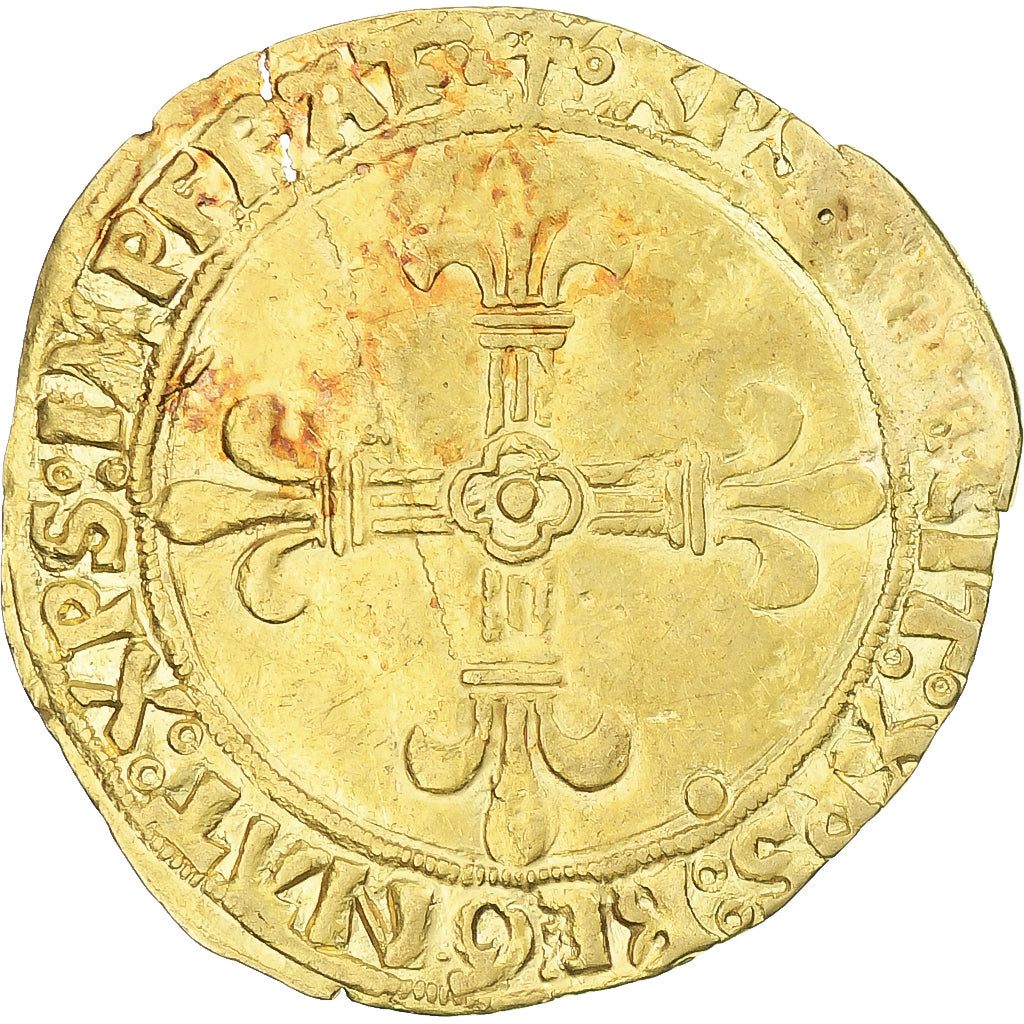 Francia, Louis XII, Écu d'or au soleil, 1498-1514, Lyon, BB, Oro, Duplessy:647