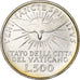 Vaticano, Sede Vacante, 500 Lire, 1963, Rome, SC, Plata, KM:75