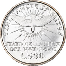 Vatican, Sede Vacante, 500 Lire, 1958, Rome, MS(63), Silver, KM:57