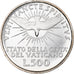 Vatican, Sede Vacante, 500 Lire, 1958, Rome, MS(63), Silver, KM:57