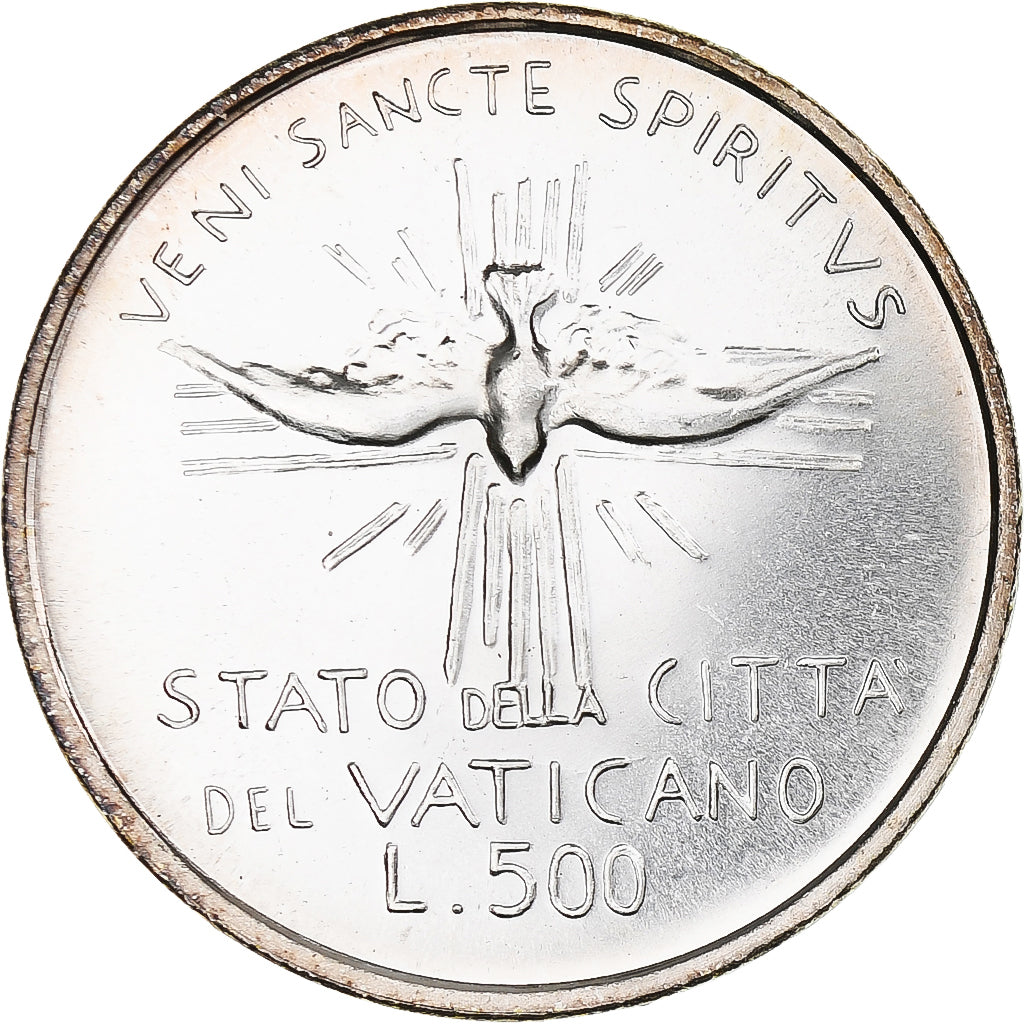 Vatican, Sede Vacante, 500 Lire, 1978, Rome, MS(63), Silver, KM:141