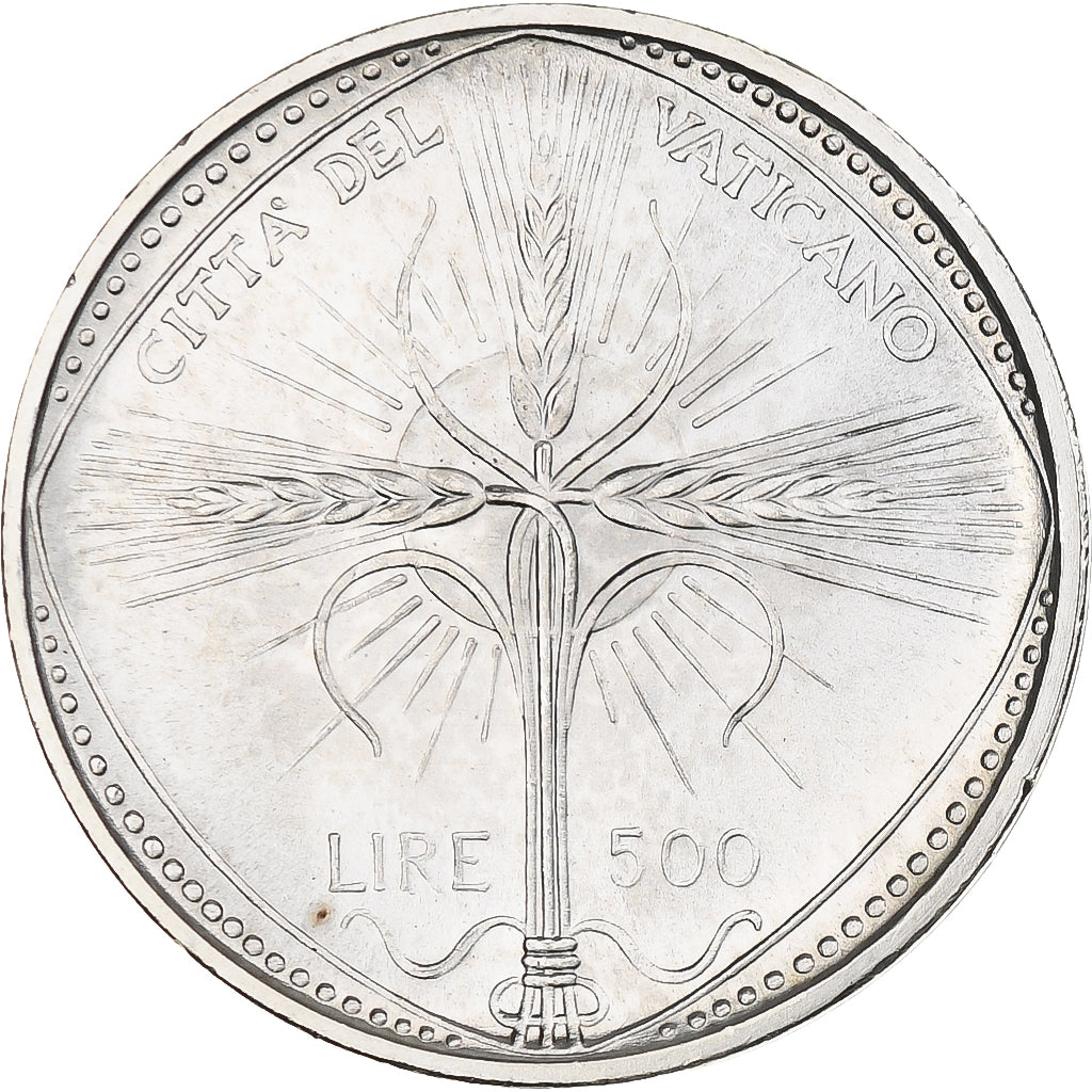 Vatikan, Paul VI, 500 Lire, 1968 (Anno VI), Rome, UNZ, Silber, KM:107