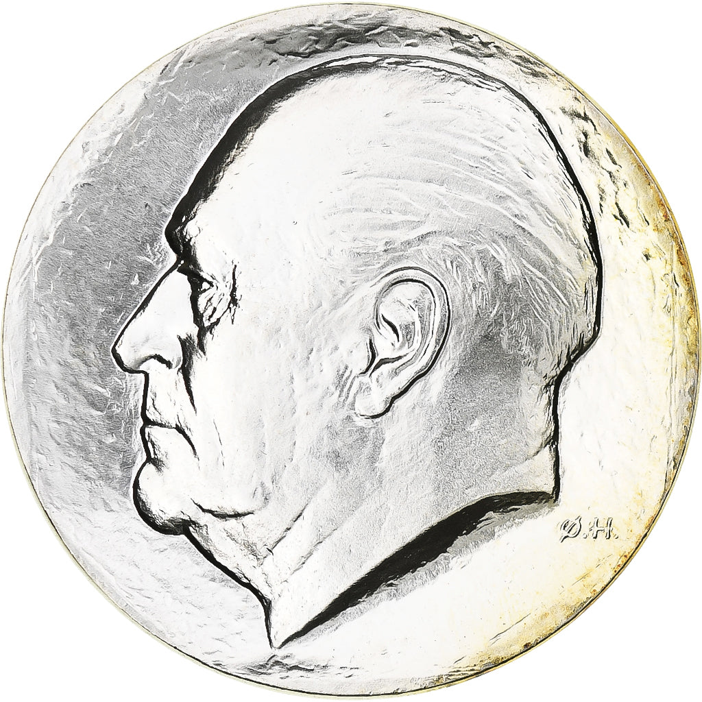 Norvège, Olav V, 75th Anniversary of the King, 50 Kroner, 1978, Kongsberg, SPL