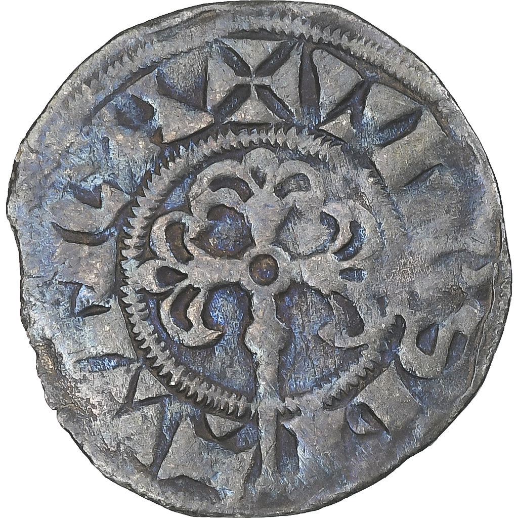 Francia, Louis VII, Denier, 1137-1180, Bourges, BB, Biglione, Duplessy:134