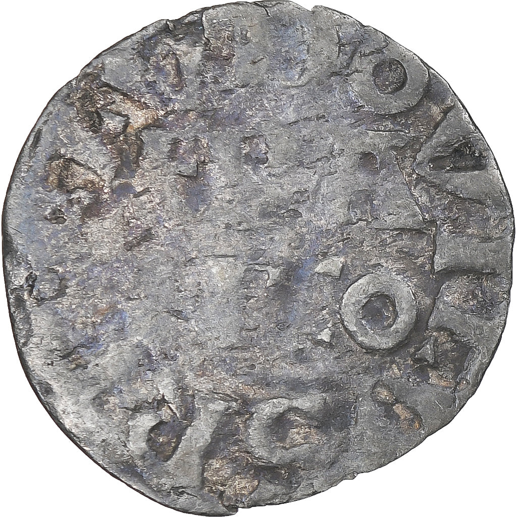 Francia, Louis VII, Denier Parisis, 1137-1180, Paris, 2nd type, MB+, Biglione