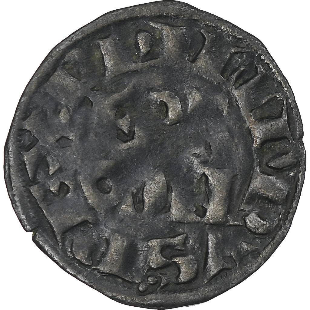 France, Philippe IV le Bel, Denier Parisis, 1307-1310, TTB, Billon, Duplessy:221