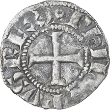 Frankrijk, Philippe IV le Bel, Denier Tournois, 1285-1290, ZF, Billon