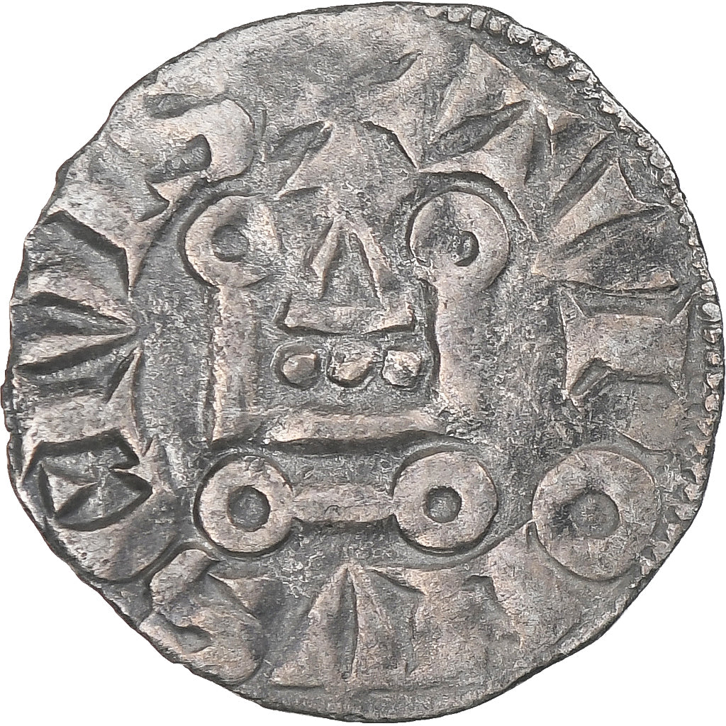 Frankrijk, Philippe IV le Bel, Denier Tournois, 1285-1290, ZF, Billon