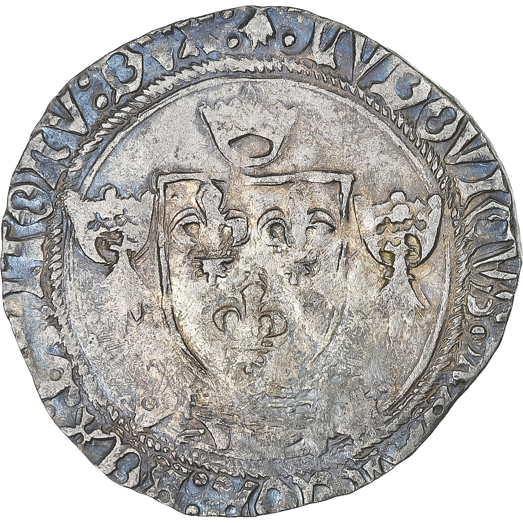 France, Louis XII, Douzain au porc-épic de Bretagne, 1498-1514, Rennes, 2nd