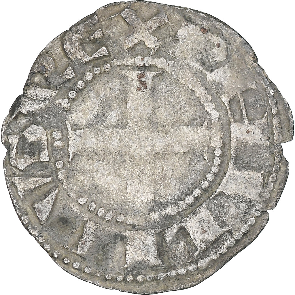 France, Philip II, Denier, 1180-1223, Tours, VF(30-35), Billon, Duplessy:177