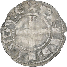 France, Philip II, Denier, 1180-1223, Tours, VF(30-35), Billon, Duplessy:177