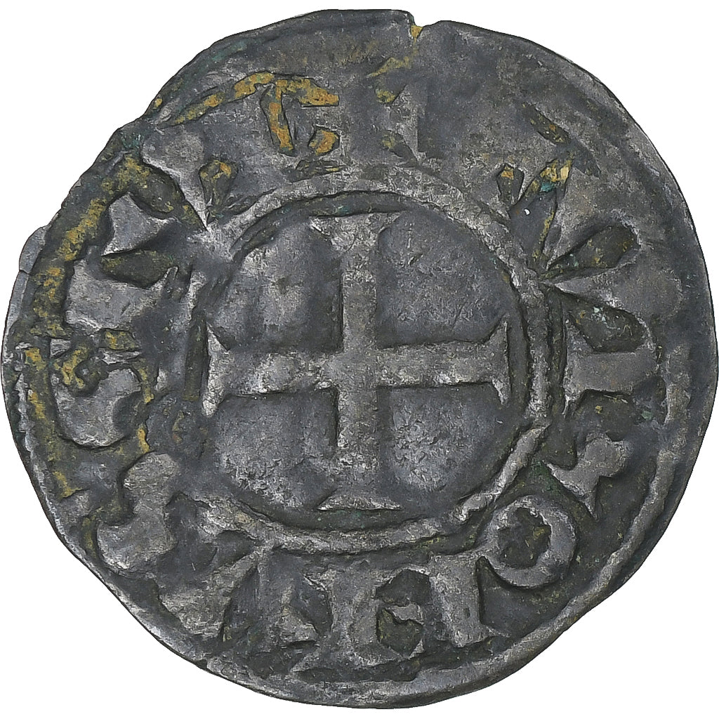 France, Touraine, Anonymous, Denier, Saint-Martin de Tours, EF(40-45), Billon