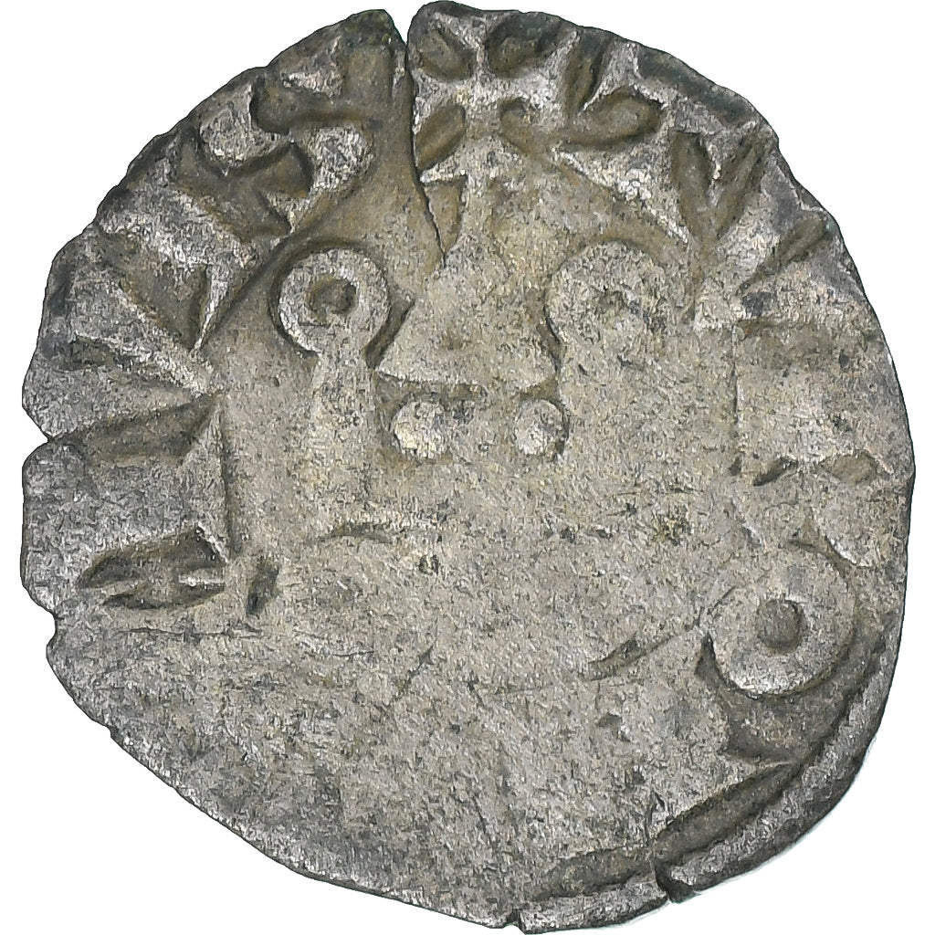 Francia, Philippe IV le Bel, Obole tournois, 1285-1290, MB+, Biglione