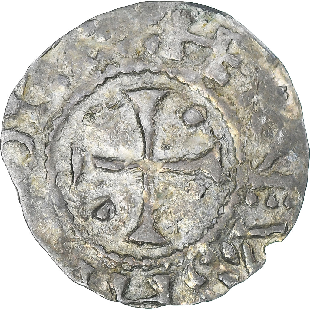 France, Hugues Capet, Obole, 987-996, Beauvais, Rare, EF(40-45), Billon