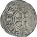 France, Philippe IV le Bel, Obole tournois, 1285-1290, VF(30-35), Billon