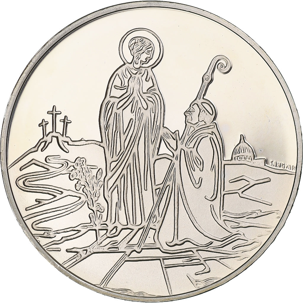 Vatikan, John Paul II, 2000th Anniversary of Virgin Mary, 500 Lire, 1984, Rome