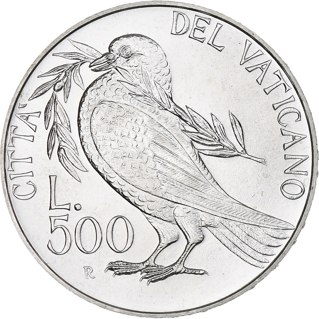Vatican, John Paul II, 500 Lire, 1993, Rome, SPL+, Argent, KM:243