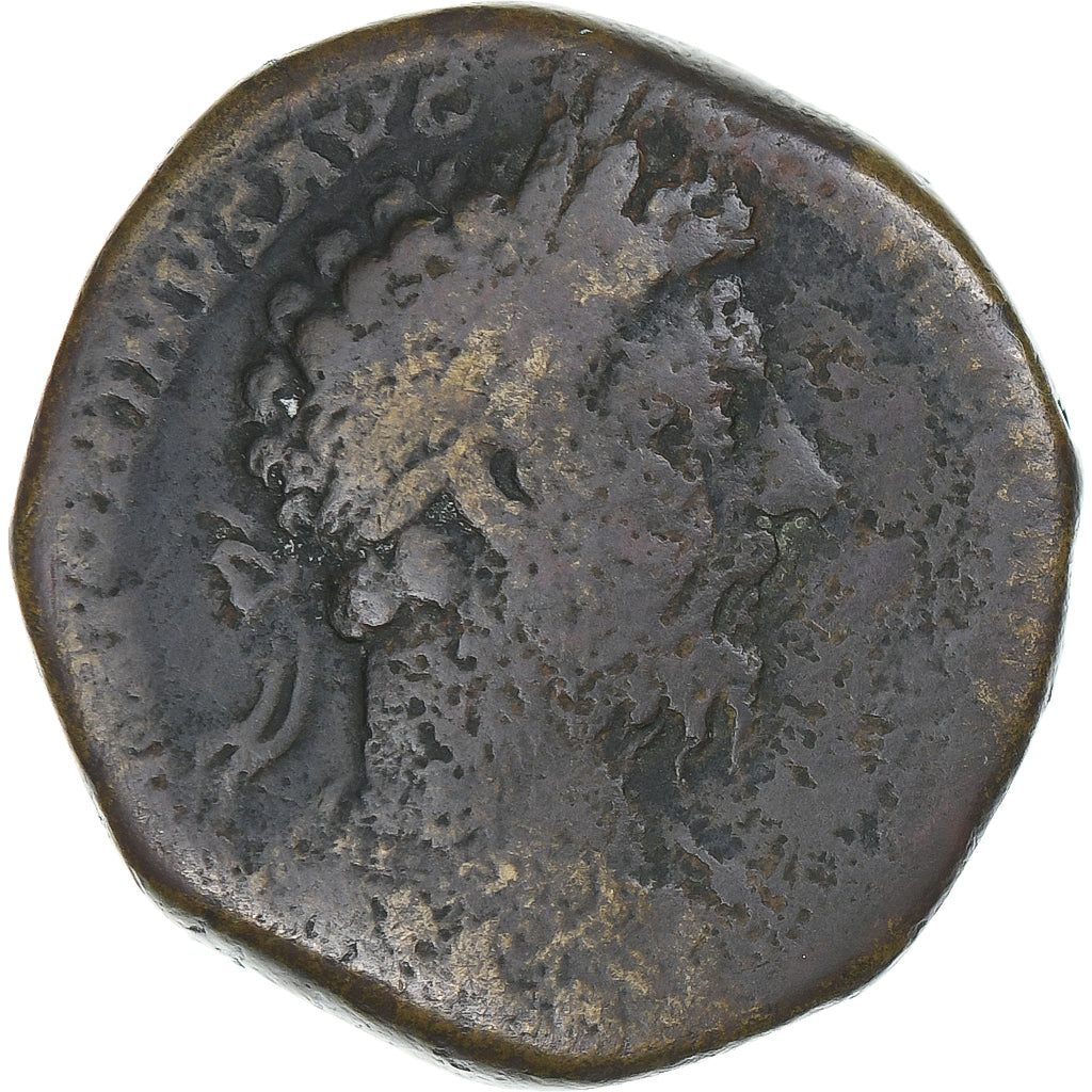 Marc Aurèle, Sesterce, 161-180, Rome, B+, Bronze