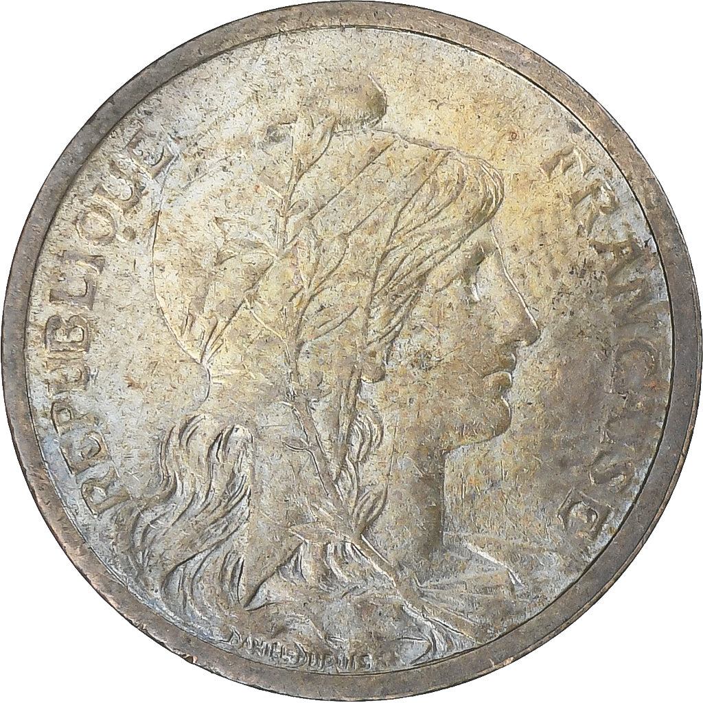 France, Dupuis, 2 Centimes, 1901, Paris, MS(63), Bronze, Gadoury:107