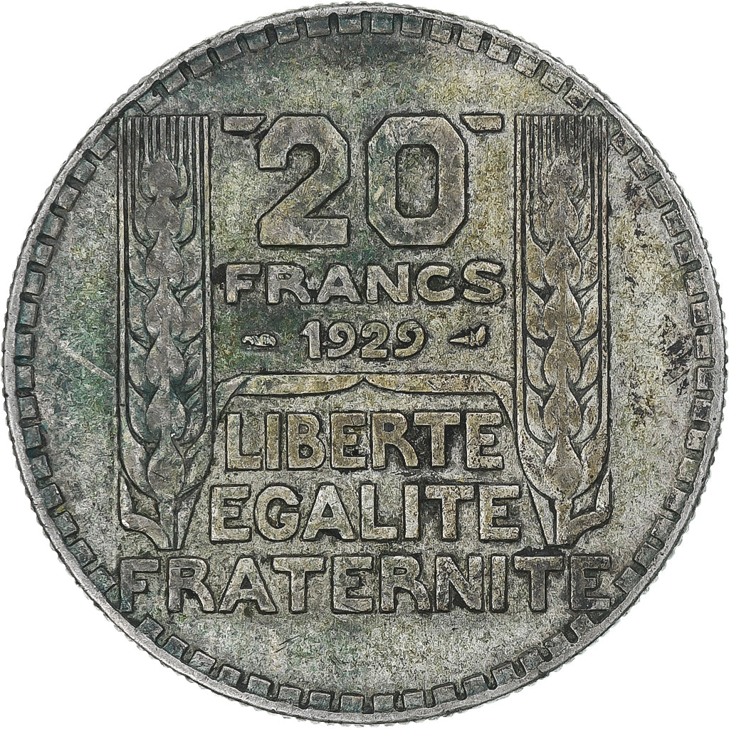 Frankreich, Turin, 20 Francs, 1929, Paris, SS+, Silber, Gadoury:852