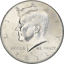 United States, Kennedy, Half Dollar, 2011, Philadelphia, MS(63), Copper-Nickel