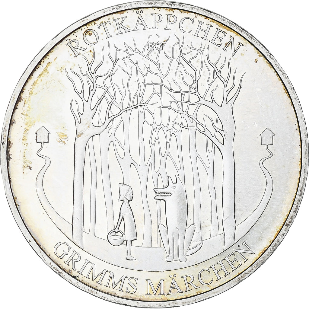 Duitsland, 20 Euro, Rotkäppchen, 2016, Berlin, UNC-, Zilver