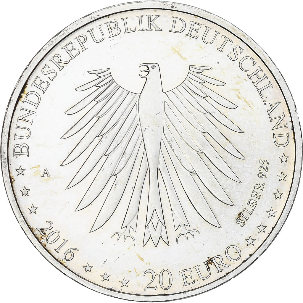 Duitsland, 20 Euro, Rotkäppchen, 2016, Berlin, UNC-, Zilver