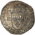 Francia, Charles X, 1/4 Ecu, 1595, Dinan, MBC, Plata, Gadoury:521