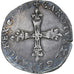 France, Charles X, 1/4 Ecu, 1590, Paris, VF(30-35), Silver, Gadoury:521