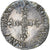 França, Charles X, 1/4 Ecu, 1591, Rouen, EF(40-45), Prata, Gadoury:521