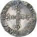 France, Charles X, 1/4 Ecu, 1591, Rouen, EF(40-45), Silver, Gadoury:521