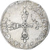 Francia, Charles X, 1/4 Ecu, 1592, Paris, Rare, MB+, Argento, Gadoury:521