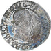 Frankrijk, Henri III, 1/2 Franc au col plat, 1587, Poitiers, PR, Zilver