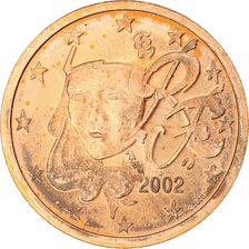 Frankreich, Euro Cent, 2002, Paris, Série BE, STGL, Coppered Steel, KM:1282