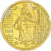 France, 20 Euro Cent, 2002, Paris, Série BE, MS(65-70), Nordic gold, KM:1286