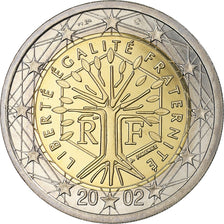 Francia, 2 Euro, 2002, Paris, Série BE, FDC, Bi-metallico, KM:1289