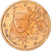 France, 2 Euro Cent, 2002, Paris, Série BE, MS(65-70), Coppered Steel, KM:1283