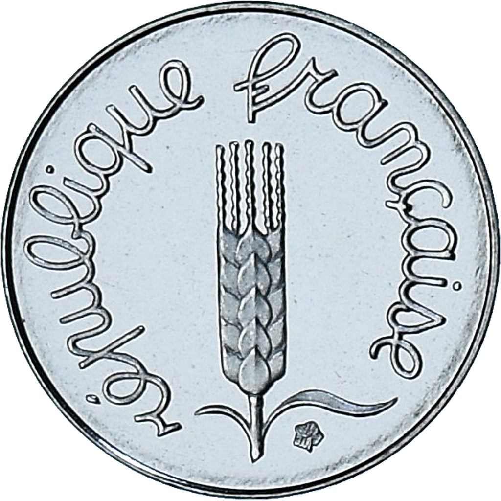 Frankrijk, Épi, 1 Centime, 2001, Paris, Série BE, FDC, Stainless Steel