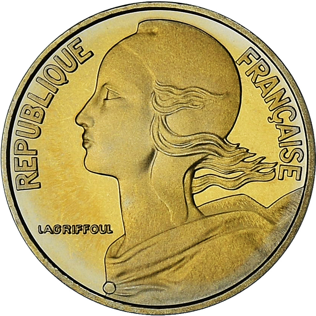 France, Marianne, 10 Centimes, 2001, Paris, Série BE, MS(65-70)