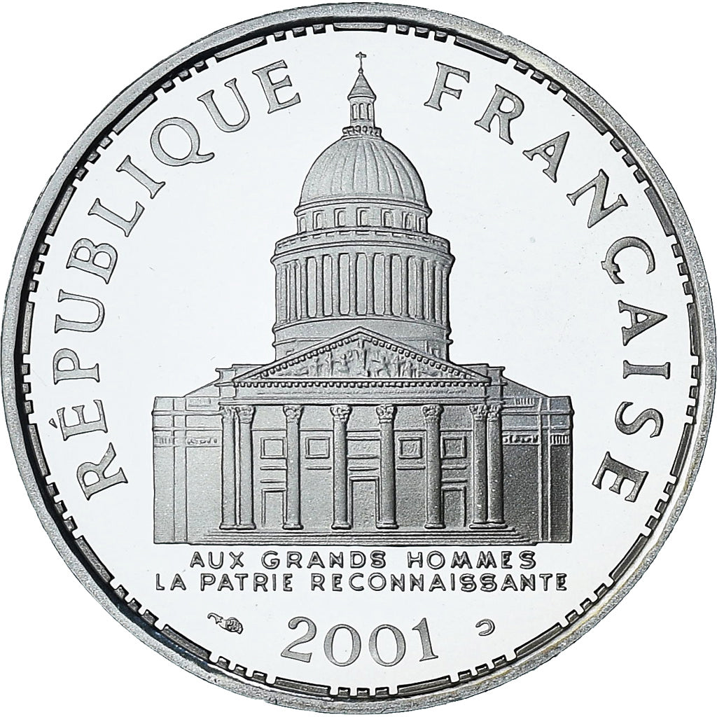 France, Panthéon, 100 Francs, 2001, Paris, Série BE, MS(65-70), Silver