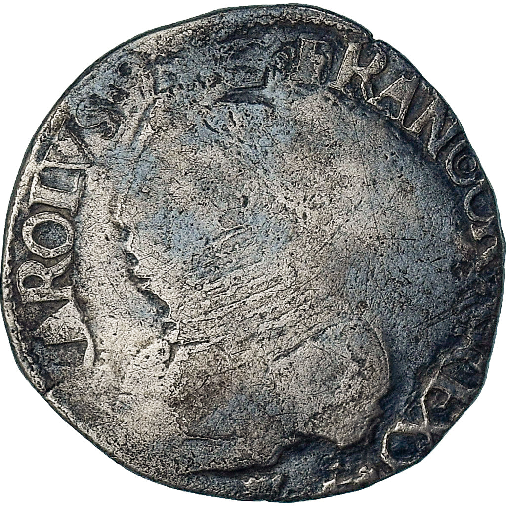 França, Charles IX, Teston au deux K couronnés, 1569, Bayonne, 4th type