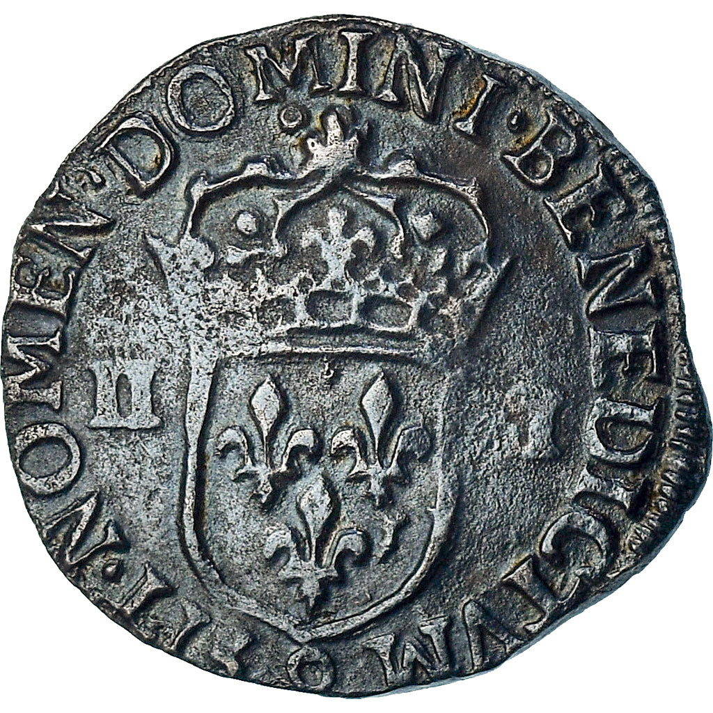 France, Henri IV, 1/4 Ecu, 1602, Rennes, 3rd type, EF(40-45), Silver